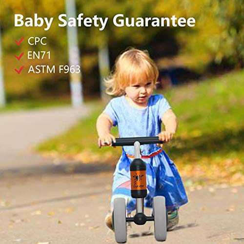XIAPIA Baby Balance Bike for Toddlers 1-2 Years Old, 10-24 Month Kids Ride On Toys, Children Walker Bike No Pedal, Baby… - Image 7