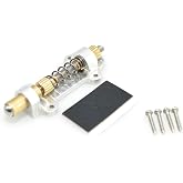 MUSIKLAN Electric Guitar Brass Tremolo Arming Adjuster Tremsetter Set Tremolo Stopper Stabilizer for FR Floyd Rose and Other Floating Tremolo Bridge Systems Guitar Parts (Single)