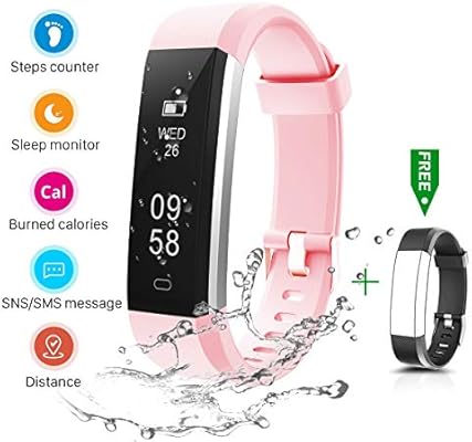 CHEREEKI Pulsera Actividad, Fitness Tracker para Mujer Hombre con ...
