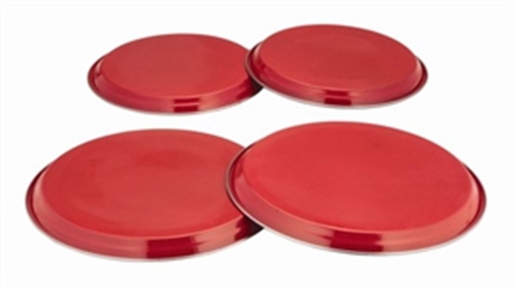 Zodiac ZOD4BCS-R 4-Piece Hob Covers, Red