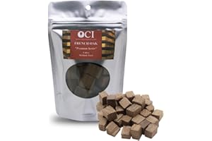 Oak Chips Inc. French Oak Cubes for Brewing - Medium Toast - 1.5 oz - Perfect for Aging Wines, Spirits, Beer, and More!