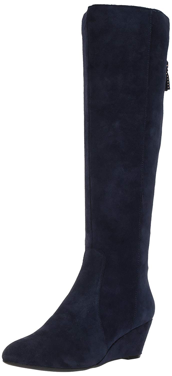 Anne Klein AK Sport Women's Azriel Suede Knee High Boot