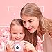 EMISK Digital Camera for Kids, 1080P HD Rechargeable Children Video Camera with 2 Inch IPS Screen and 32GB SD Card for 3-10 Years Toddlers Girls Toys Gift