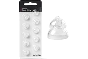 HEARING AID SUPPLY SHOP Oticon Replacement Domes for MiniRite Hearing Aids (8mm Power)