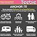 Furniture strap ULTIMATE BABY SAFETY | Best anti-tip anchor to secure TV, Dressers & Wall furniture - 8 Straps and FREE E-Book
