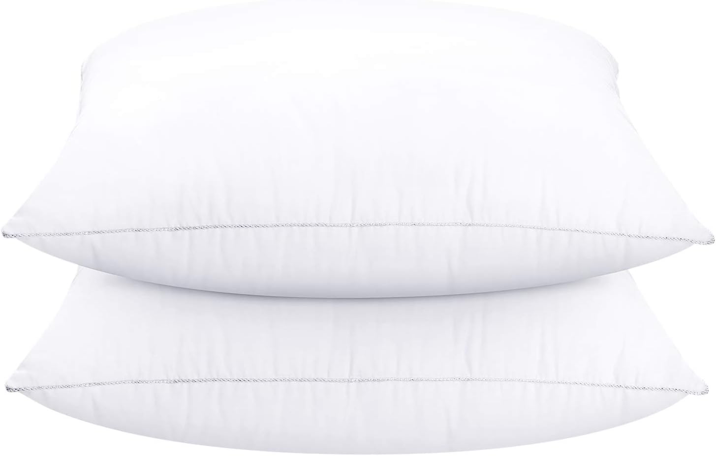 Soamay Bed Pillows for Sleeping Set of 2, Premium Hypoallergenic Plush Fiber, Down Alternative Pillows, Good for Side and Back Sleeper - 20 x 36 Inches (King): Home & Kitchen