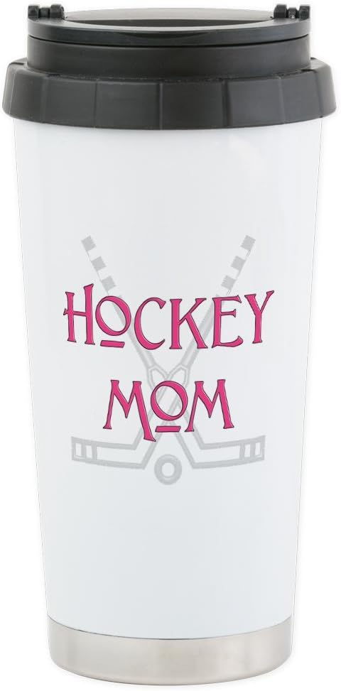 hockey mom travel mug
