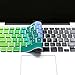 ProElife Ultra Thin Keyboard Cover Skin for Apple Wireless Keyboard with Bluetooth U.S Layout (Model: A1314, MC184LL/B) (Not Fit iMac Magic Keyboard), Soft-touch Silicone Keyboard Protector Rainbow