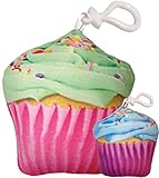 iscream Sweet Treats Bubble Gum Scented Scented Celebration Cupcake Squishem Backpack Charm
