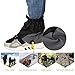 WINOMO Outdoor Gaiters Outdoor Waterproof Ankle Walking Gaiters Hiking (Black) 1 Pairs