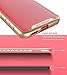 LG G6 Case, E LV LG G6 - Hybrid [Scratch/Dust Proof] Armor Defender Slim Shock-Absorption Bumper Case for LG G6 (2017) - [SALMON PINK/GOLD]