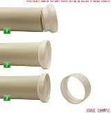 Kair Ducting Reducer 150mm to 125mm 6 to 5 Inch Duct Connector view 3