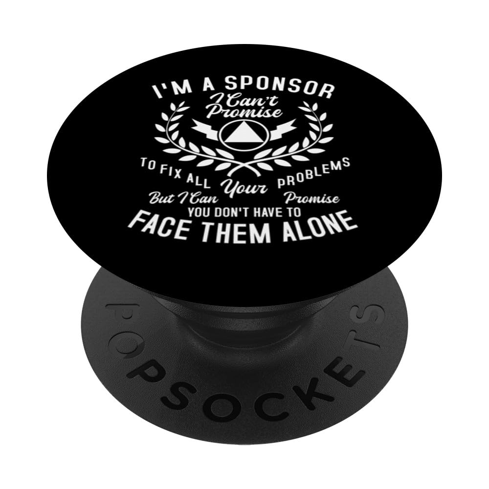 Sponsorship AA NA Sponsor Sobriety Logo Alcoholics Anonymous PopSockets Swappable PopGrip