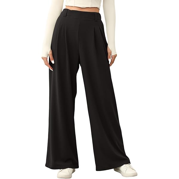 Pantalon Tailleur à Rayures (Pinstripe) A. Byer - Taille Juniors 13 - Noir - Occasion Très Bon État