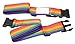 Adjustable Travel Luggage Strap Suitcase Security Belt Straps #L18B (2Multi01)