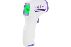 BOFEISI Contactless Thermometer - Non-Contact Thermometer for Baby Essentials,Fahrenheit to Celsius Conversion, Fever Alert, Baby Stuff Must-Have