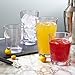 Bistro Premium Quality Clear Plastic Tumblers | set of 8 | four 15-ounce and four 20-ounce