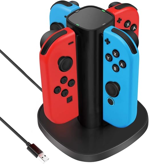 nintendo switch 4 controller charger