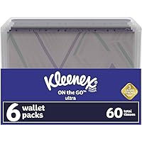 Kleenex 3 Count Slim Pack Wallet Size (2 Pack) = 60 Tissues - Most Elegant Look Of Any Portable Tissue Anywhere by Kleenex