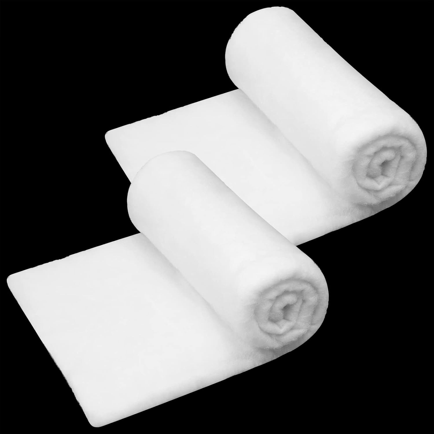 Artificial Snow - Ruisita 2 Pack Snow Blanket Artificial Snow Roll Christmas Snow Cover Blankets for Christmas Tree Skirt Table Runner Winter Decoration