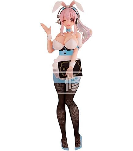 Amazon.com: Super Sonico Waitress Light Blue version figure 28cm