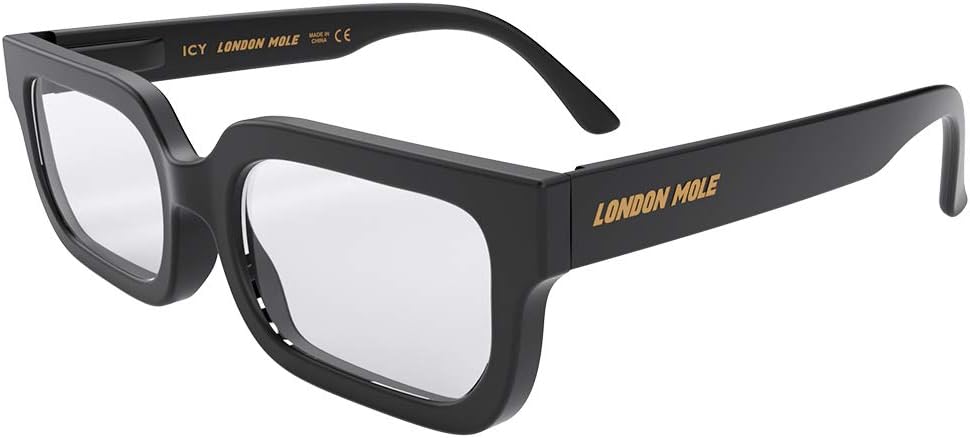 LONDON MOLE® Icy reading glasses, Matt Black, +2.5 Magnification (Pack of 1) - Image 3