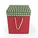 Santas Bags Holiday Collectibles & Nutcracker Storage Box with Dividers (Polka Dot)