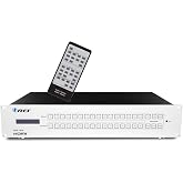 OREI 16x16 HDMI Matrix Switch &ndash; 4K@30Hz, EDID, RS-232, WebGUI, IR, HDCP 2.2 | 16x16 Switcher, 16x16 Matrix &ndash; 10.2Gbps, Scene Save &amp; Recall, Round Robin, Dolby Atmos, DTS:X, 2U Rack Mount