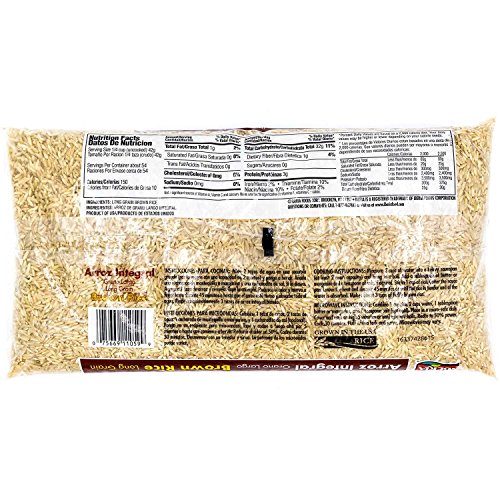 IBERIA LONG GRAIN BROWN RICE, 5 POUND