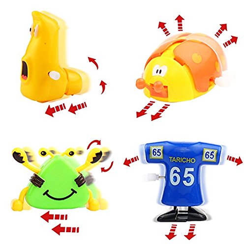 Wind-Up Toys, 24 Pack Assorted Mini Toy for Kids Party Favors, Birthday Goody Bag Filler Preschool Toy for Boys Girls Childrenï¼ŒGifts Giveaway Pinata Filler Carniva Prizes Classroom Incentive Reward