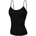 Emmalise Women's Camisole Built in Bra Wireless Fabric Support Short Cami