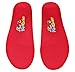 Red Orthotic Sports Insole by KidSole -- Lightweight Soft & Sturdy Orthotic Technology For Active Children With Flat Feet and Other Arch Support Problems (US Kids Sizes 4-6 (24 CM))