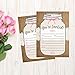 50 Fill In Invitations, Burlap and Lace, Kraft Wedding Invitations, Bridal Shower Invites, Rehearsal Dinner, Dinner Invite, Baby Shower Invites, Bachelorette Party Invitation, Engagement, Graduation