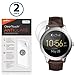 BoxWave Screen Protector Compatible with Fossil Q Founder Gen 2 (2016) - ClearTouch Anti-Glare (2-Pack), Anti-Fingerprint Matte Film Skin