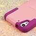 HTC Desire Eye Case, MPERO IMPACT X Series Dual Layered Tough Durable Shock Absorbing Silicone Polycarbonate Hybrid Kickstand Case for Desire Eye [Perfect Fit & Precise Port Cut Outs] - Pink