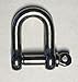 Stainless Steel 316 Forged D Shackle Marine Grade 3/8