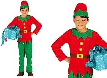 Immagini Di Folletti Di Babbo Natale.Guirma Costume Da Elfo Bambino Bambina Folletto Di Babbo Natale Guirca Amazon It Giochi E Giocattoli