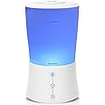 BlueHills Large 2000 ML XL Essential Oil Diffuser Premium Aromatherapy Humidifier for Big Room Home Long Run Extra Large Capacity for Huge Area 2 Liter 2L Color Changing Lights Cool High Mist White-S1