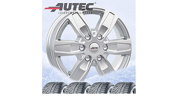 4 ruedas de invierno Autec Quantro 6x15 ET60 5x118 plata ...