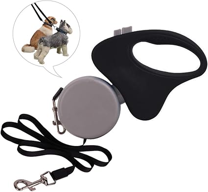 dual retractable dog leash