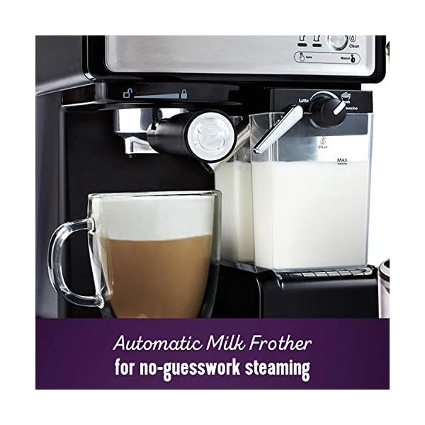 Mr. Coffee Espresso and Cappuccino Maker Café Barista , Silver Uptime Coffee