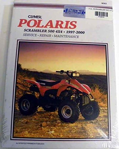 1997 00 Polaris Scrambler 500 4x4 Repair Manual Clymer M363 Service Shop