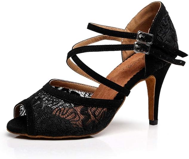 JINGXINSTORE Women�s Ballroom Latin Tango Dance Shoes
