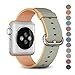 Woven Nylon Replacement Band for the Apple Watch by Pantheon, Women’s or Men’s, Strap fits the 38mm or 42mm for Apple iWatch 1, 2, 3 and Nike edition