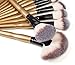 32 Pieces Makeup Brushes Set | Professional Kabuki Makeup Brush Set Cosmetics Foundation Makeup Brushes Set Kits + Pu Leather Roll Pouch