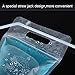 Hestya (50 Packs) Drink Bags Stand up Reclosable Zipper Drinking Pouches, 5.1 by 9.1 Inches, Translucent, 8 mil