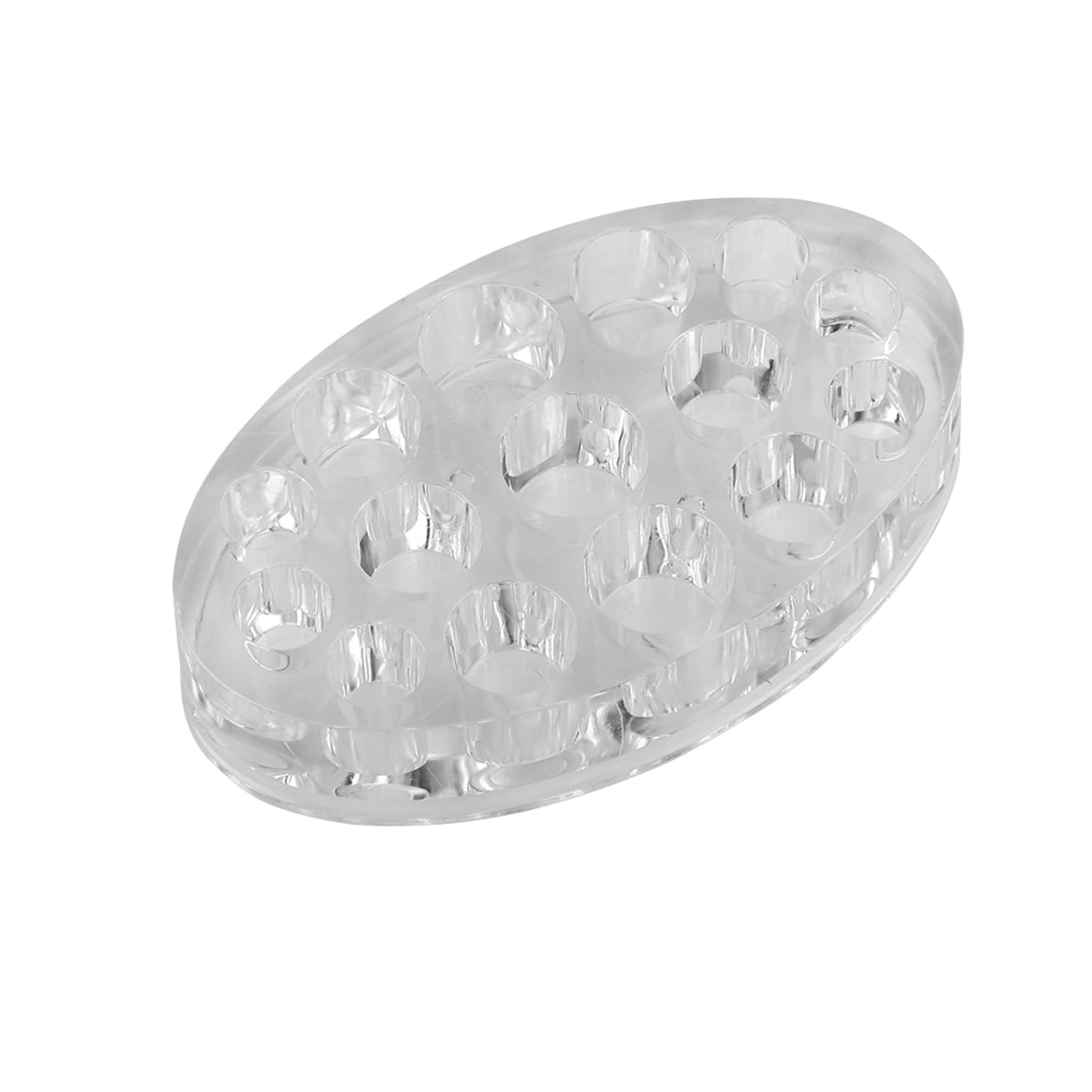 15 Holes Tattoo Pigment Ink Cup Holder Stand Kit Full Set In Oval