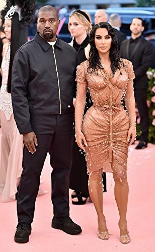 United Mart Poster Kim Kardashian Kanye West Red Carpet 2019 Poster Size 12x18 inch Rolled Poster