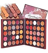 EYESEEK Foldable 50 Fall Color Eyeshadow Palette, Neutral Brown Eye Makeup Palettes Sets, Nautral...