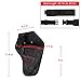 Vastar Drill Holster, Heavy-Duty Impact Driver Holster with Waist Belt Fits Most T Handle Drills